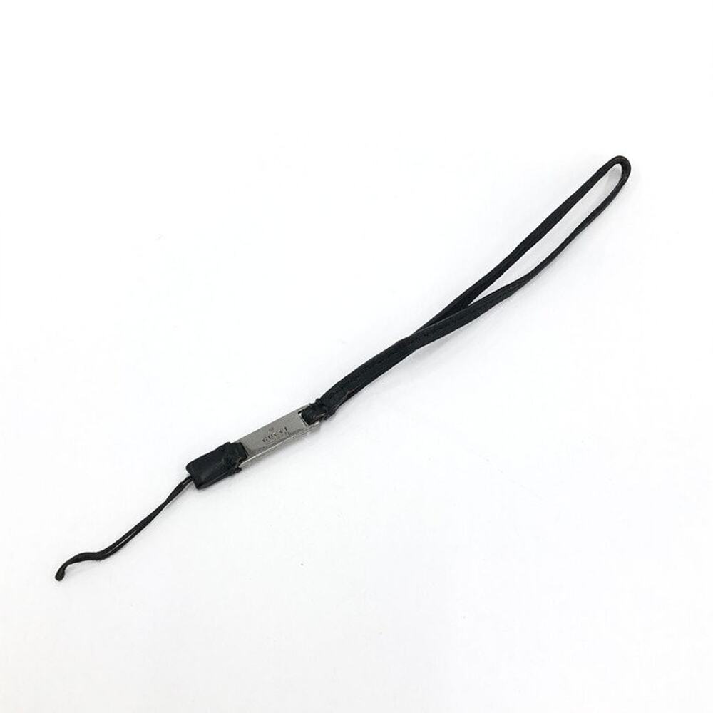Gucci Leather Phone/Accessory Strap Black